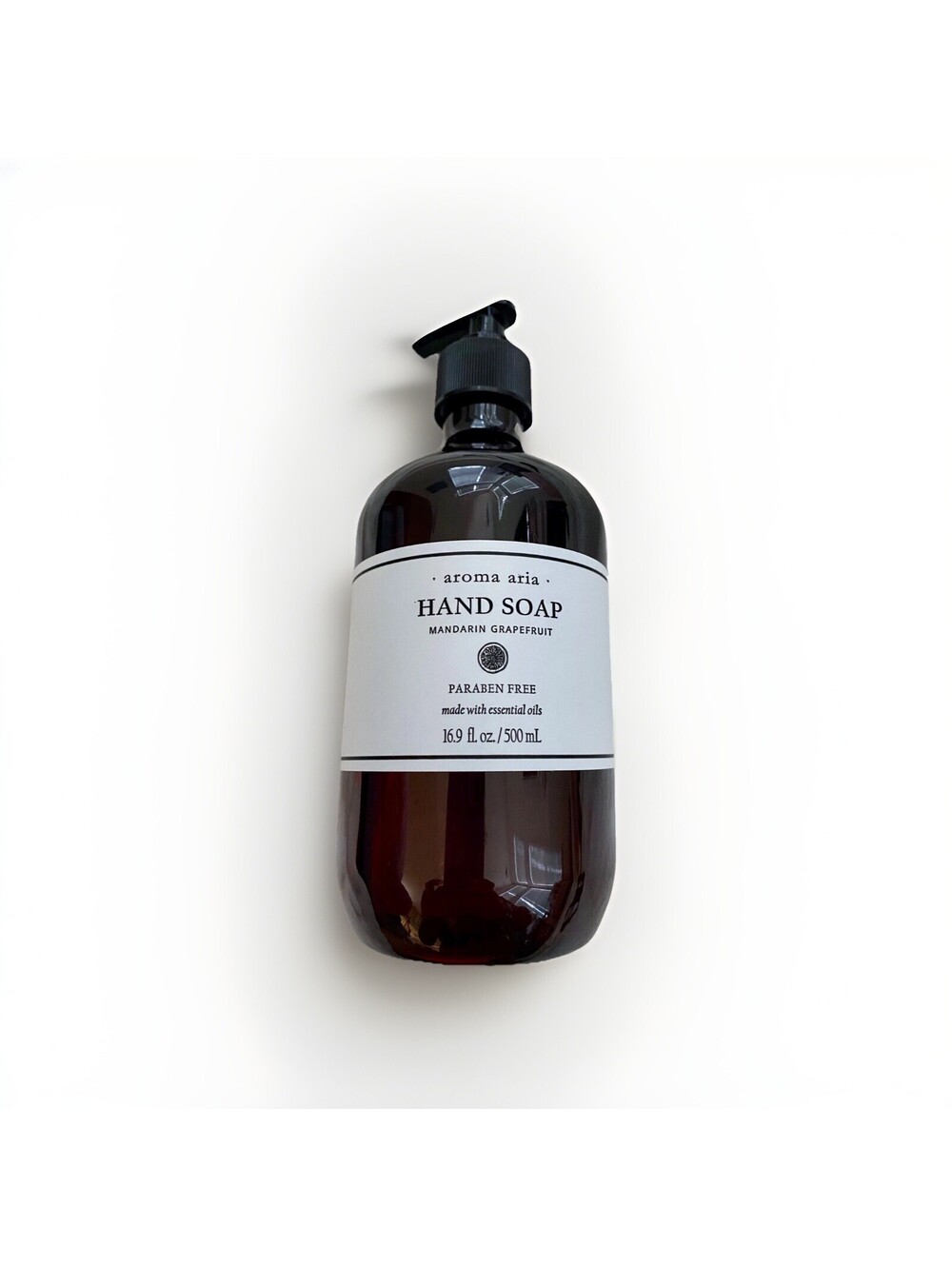 NEW Aroma Aria Mandarin Grapefruit Hand Soap Wash Essential Oils (16.9 oz, USA)